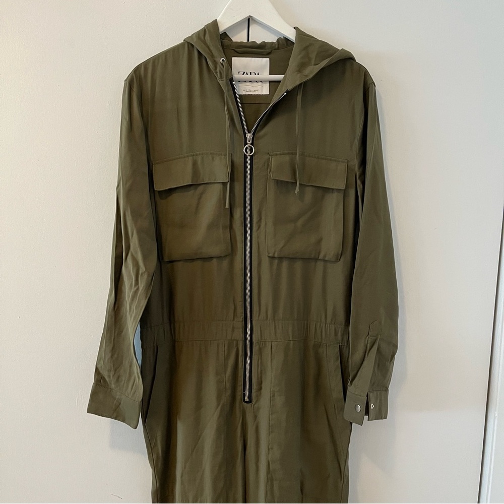 ZARA zipper jumpsuit